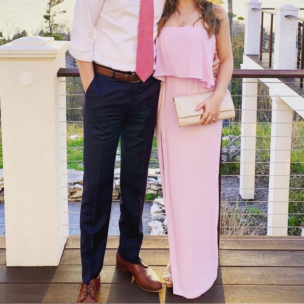 Amanda Uprichard Topanga Maxi in Electric Lilac